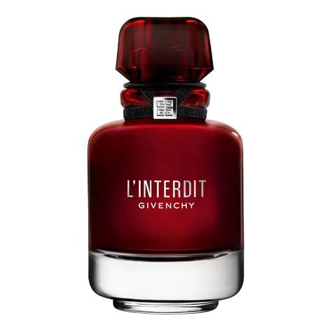 givenchy l'interdit rouge 80 ml|l'interdit Givenchy original version.